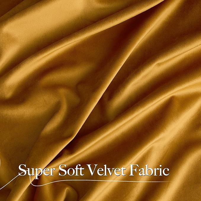 NICETOWN 96 inch Warm Velvet Blackout Curtains