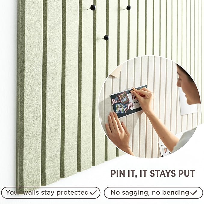 VIVELDA Large Bulletin Board 48"x36"