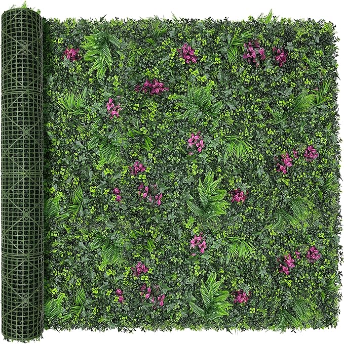 Greenery Grass Wall Boxwood Plant Roll: 80"x120"