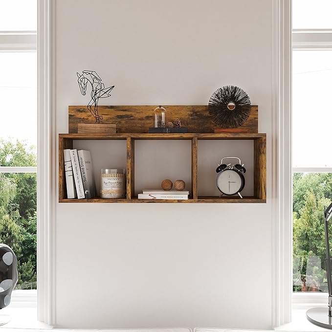 Danya B. Modern 3 Cube Floating Wall Shelf