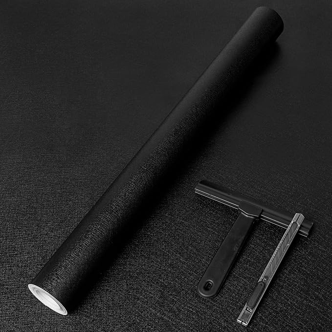 practicalWs Black Wallpaper Peel and Stick