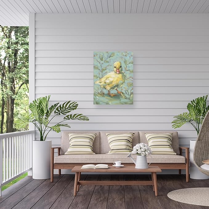 Outdoor Canvas Art - Andrea Lavery 'Splish Splash' Wall Art for Outdoor Spaces, Patios, or Gardens by Trademark Fine Art
