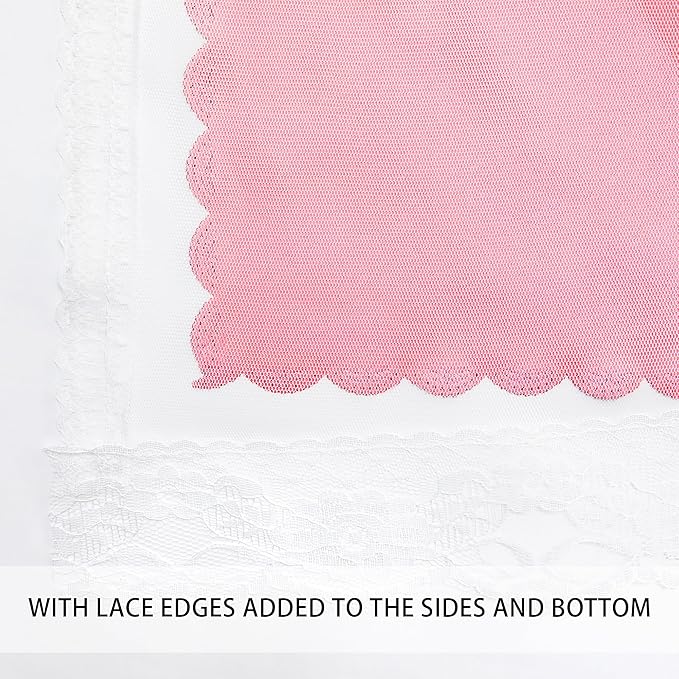 XiDi Pink Curtains for Bedroom Decor, Baby Pink Kids Blackout Curtains for
