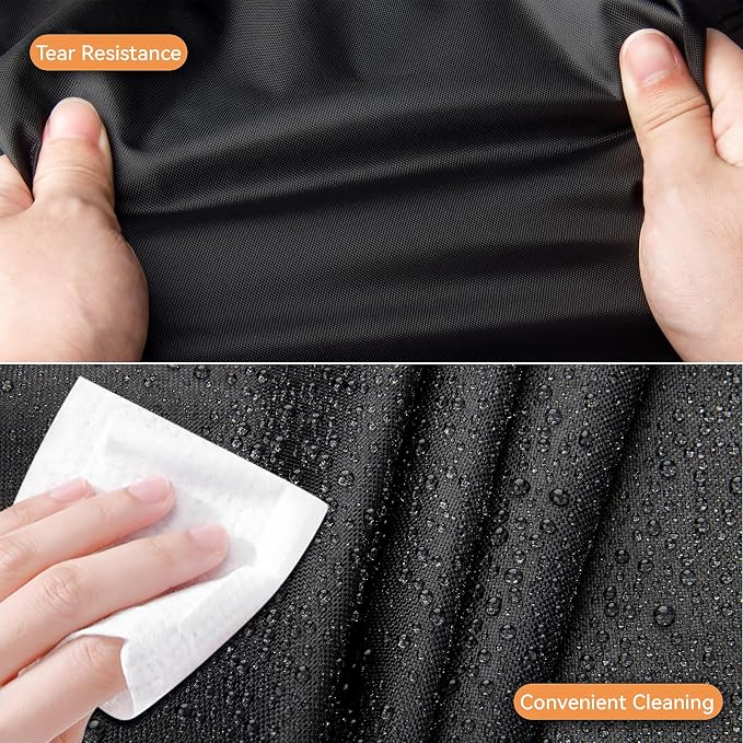 BBQ Grill Cover for Grills House ZH3005Y-SC 2-Burner Gas and Charcoal Combo Grill, Waterproof 600D Outdoor Propane Barbecue Covers Smoker Covers- 68" L x 23.5" W x 46" H