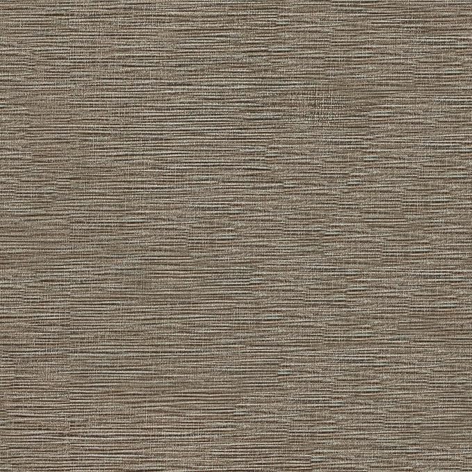 VEELIKE Taupe Grasscloth Peel and Stick Wallpaper Textured Faux Grasscloth