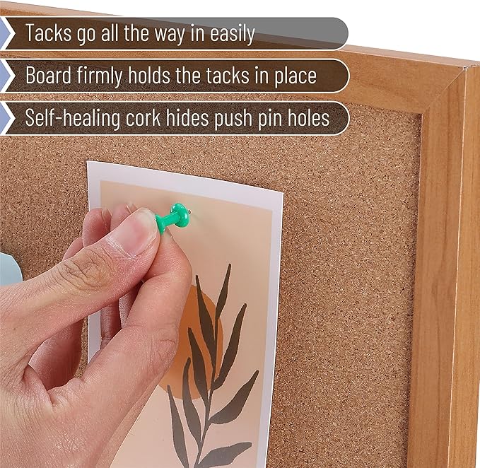 Mr. Pen- Cork Notice Board, 48 X 36 Inches, Cork Bulletin Board