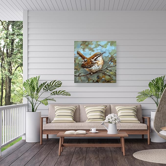 Outdoor Canvas Art - Andrea Lavery 'Looking for Signs' Wall Art for Outdoor Spaces, Patios, or Gardens by Trademark Fine Art