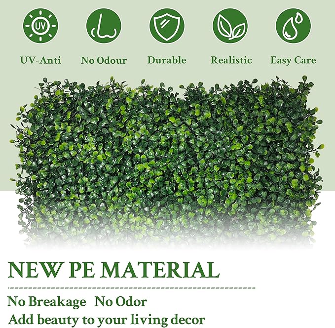 Artificial Ivy Privacy Fence Screen, Backyard and Decor