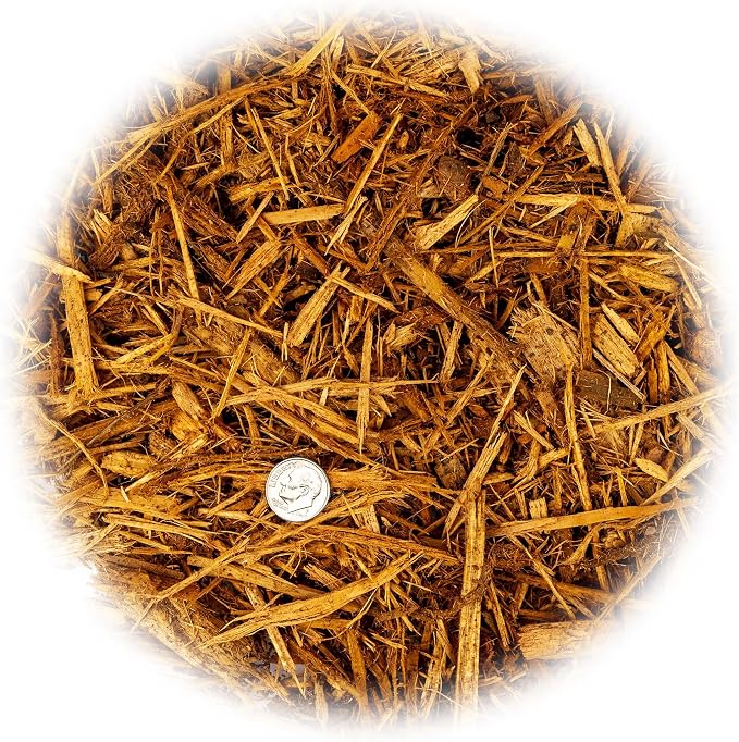 Premium Yellow Mulch by Gardenera - Beautify Your Garden with Long-Lasting Results - 5 QUARTS