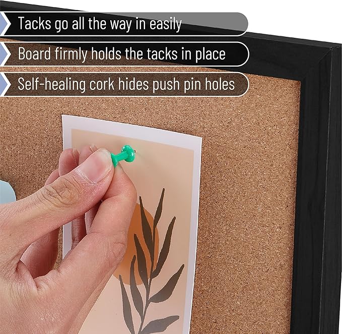 Mr. Pen- Cork Notice Board, 36 X 24 Inches, Cork Bulletin Board