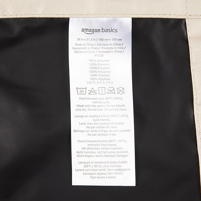 Amazon Basics Portable Blackout Curtain Shade