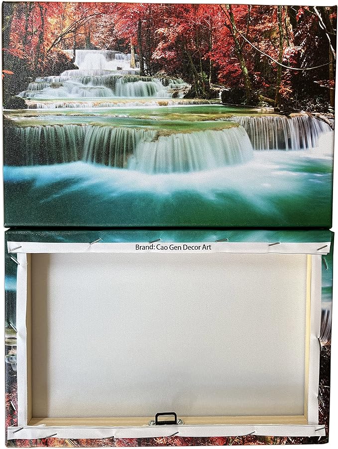 Cao Gen Decor Art-S05150 Wall Art 1 Pieces Waterfall Canvas Print Landscape