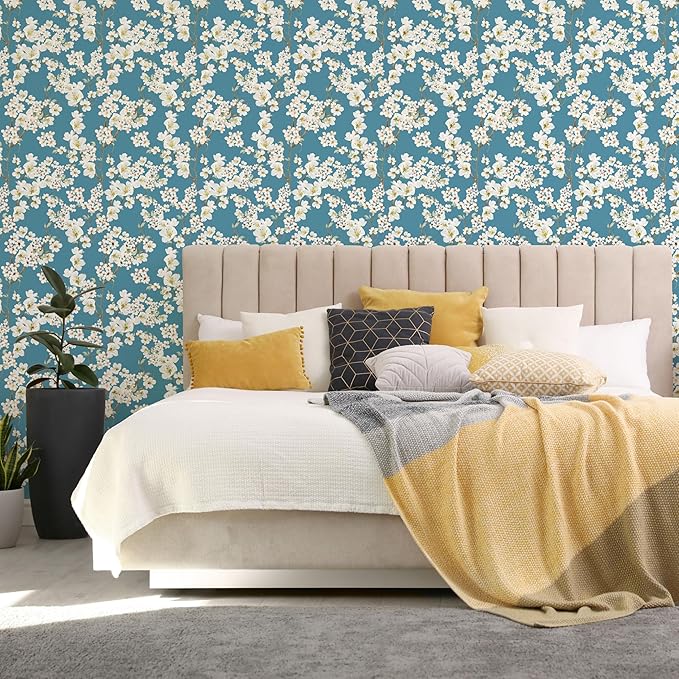 Main Street Peel and Stick Wallpaper Eco-Friendly Sheets 12 Pack, 11 X 16 Inch
