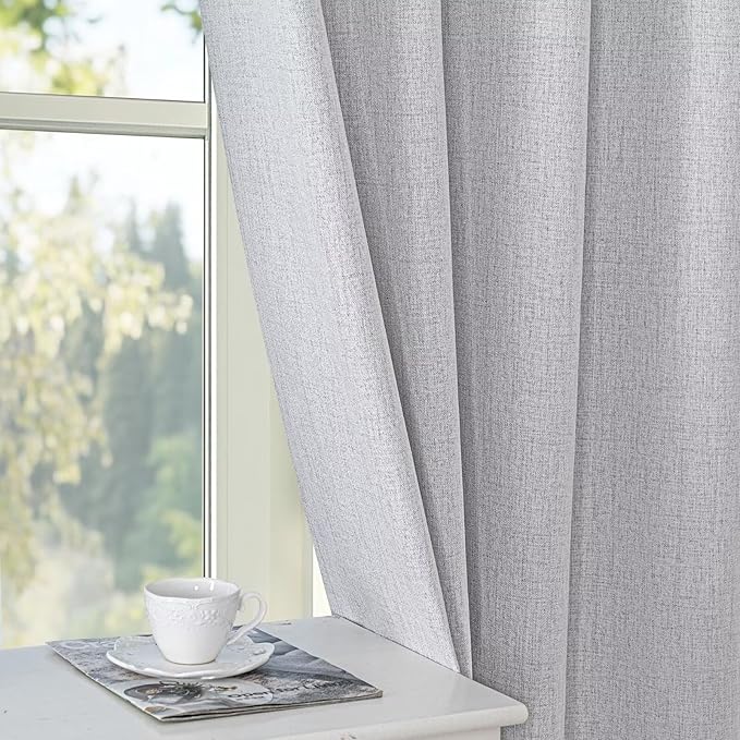 IGEMAEVE 100% Blackout Curtains 96 Inches Long