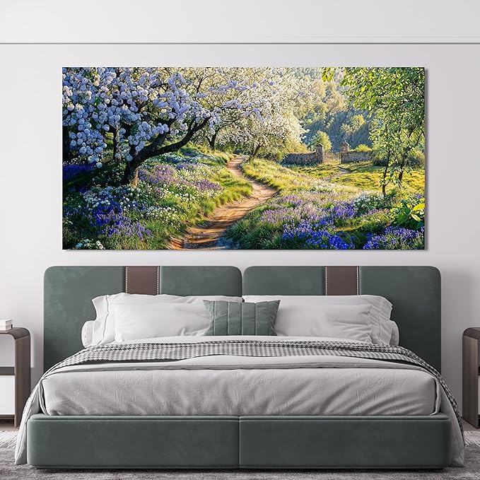 Large Canvas Wall Art Decor Large Modern Green Wall Art