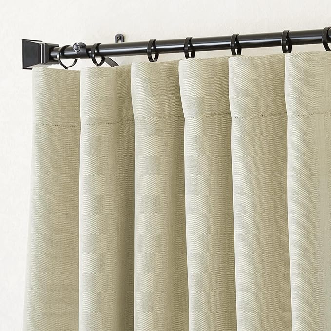NICETOWN Room Darkening Living Room Curtains 96 inches Long, Pinch Pleated