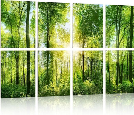 YPY Sound Proofing Panels for Walls: 8 Pack 48"x32" Decorative Art Acoustic