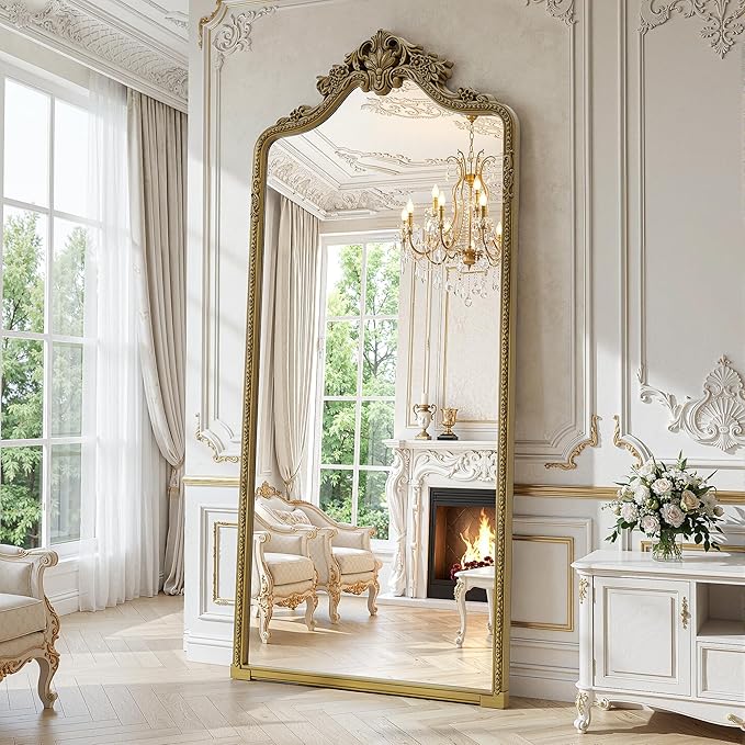 71"x32"Arched Full Length Floor Mirror, Full Body Mirrors
