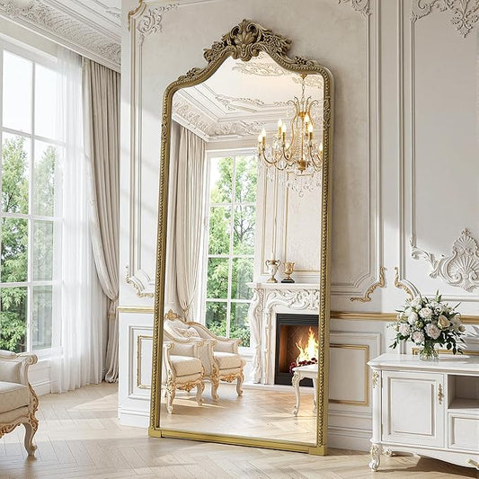 71"x32"Arched Full Length Floor Mirror, Full Body Mirrors
