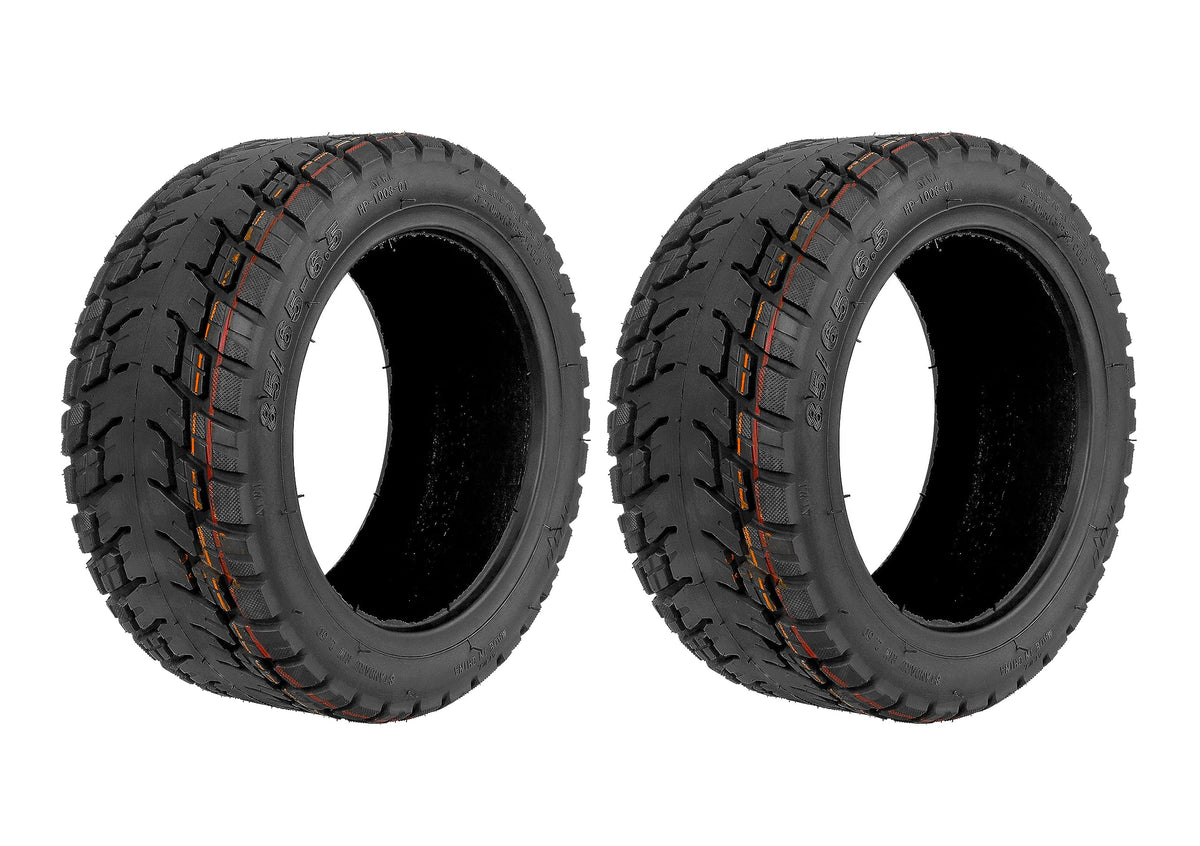 ZAITUO 10" 85/65-6.5 Rubber Explosion-proof Tubeless Tire 10-inch Replacement for Ninebot Segway Self-Balancing Scooter, Xiaomi Mini Pro, GOTRAX GX2 Hoverboard Electric Scooter Tyre Wheel Parts (2)