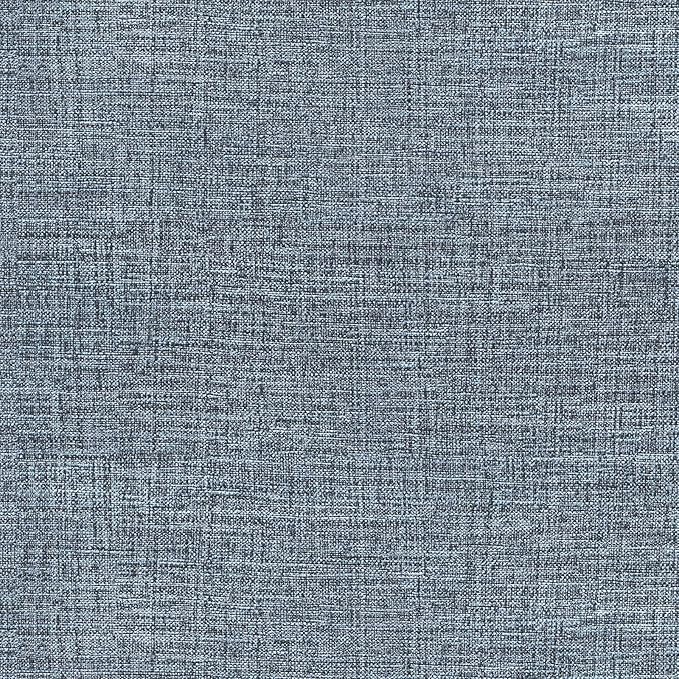 Amiya Grasscloth Wallpaper Blue Peel and Stick Faux Fabric Linen Contact Paper