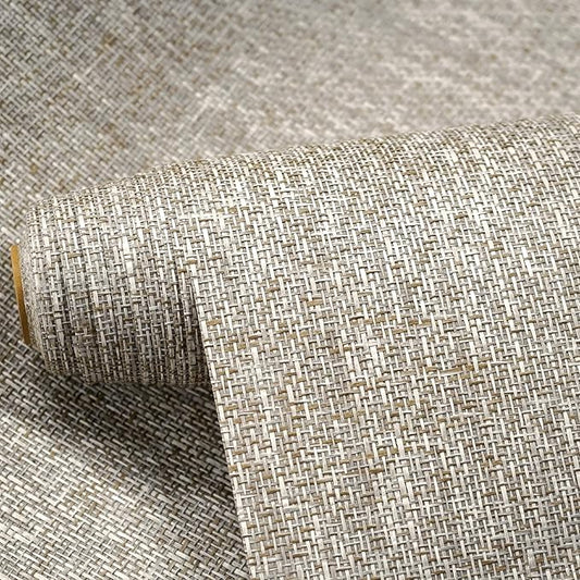 Ansehan Wallcovering W707 Terraces Collection 36" W x 8 Yard L, Natural Paper