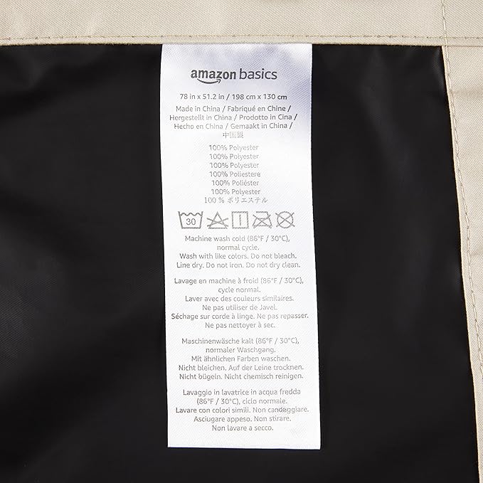 Amazon Basics Portable Blackout Curtain Shade
