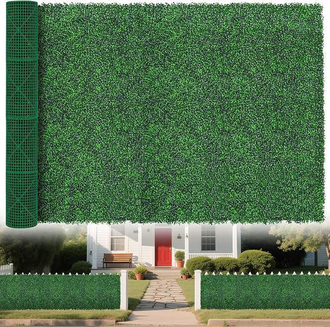 Yangrass Artificial Greenery Wall Roll, Vine Leaf Fence Panels