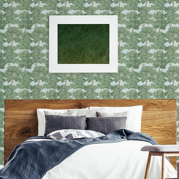 Main Street Peel and Stick Wallpaper Eco-Friendly Sheets 12 Pack, 11 X 16 Inch