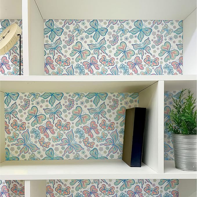 Main Street Peel and Stick Wallpaper Eco-Friendly Sheets 12 Pack, 11 X 16 Inch