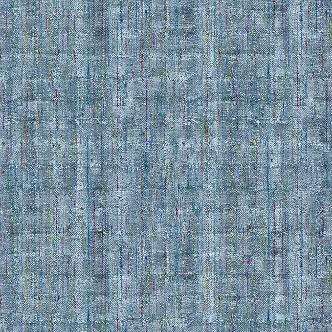 JiffDiff Woven Wallpaper Peel and Stick 17.3" x 120" Colorful Paint Grasscloth