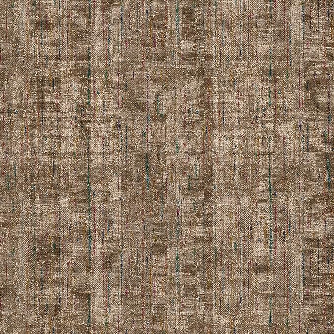 JiffDiff Woven Wallpaper Peel and Stick 17.3" x 120" Colorful Paint Grasscloth