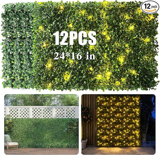 Artificial Boxwood Wall Panels