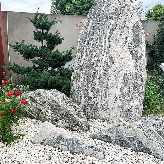 FANTIAN 10 lbs White River Rocks, 1-2 Inch Polished Pebbles for Indoor Plants, Decorative White Stones for Plants, Vase, Aquarium, Fish Tank, Landscaping and Garden