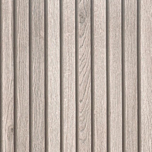 VEELIKE Rustic Grey Oak Wood Slat Wallpaper Peel and Stick Faux Wood Panel Wall