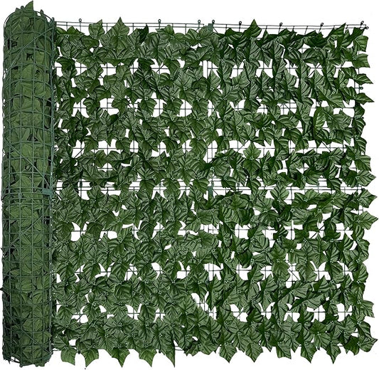 Artificial Ivy Privacy Fence Screen, 128 "x 48" Anti-Ultraviolet Artificial