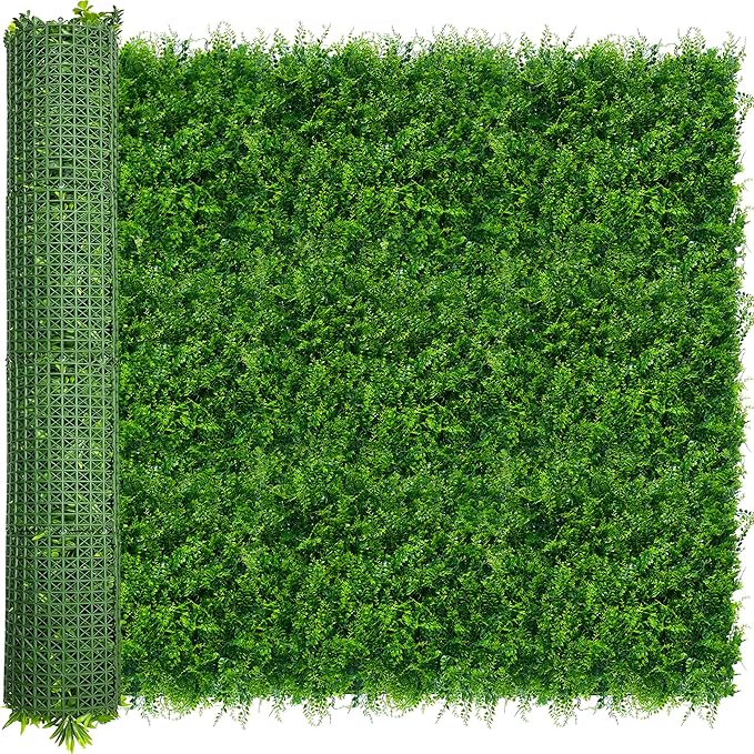 ODTORY Artificial Plants Hedge Wall Panels：60x120 Inch UV-Anti Greenery Boxwood