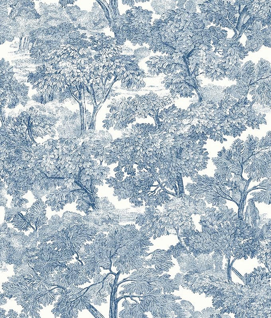 Chesapeake Spinney Toile Wallpaper