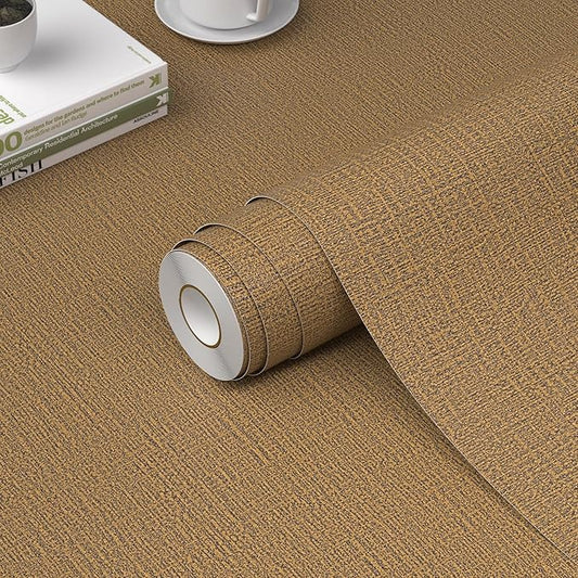 WADILE Grasscloth Peel and Stick Wallpaper 15.7in x 787.4in, Textured Contact