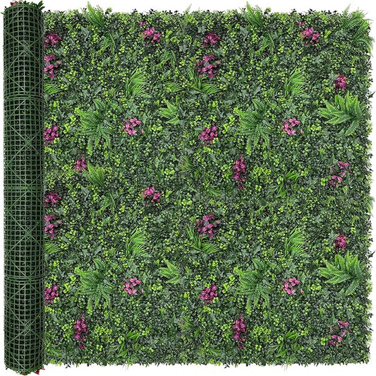 Greenery Grass Wall Boxwood Plant Roll: 72"x128"(64 SQFT