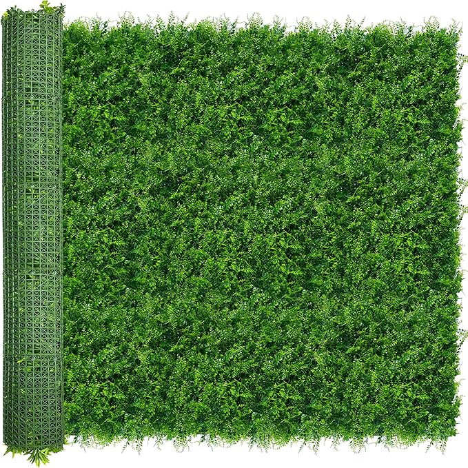 ODTORY Artificial Plants Hedge Wall Panels：68x120 Inch UV-Anti Greenery Boxwood