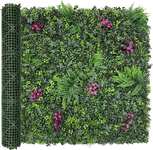 Greenery Grass Wall Boxwood Plant Roll: 48"x128"