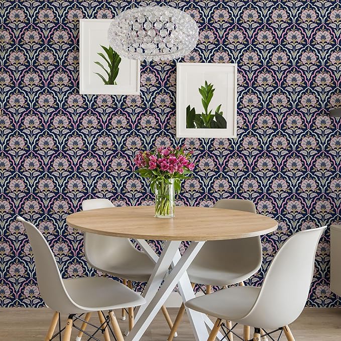 Main Street Peel and Stick Wallpaper Eco-Friendly Sheets 12 Pack, 11 X 16 Inch