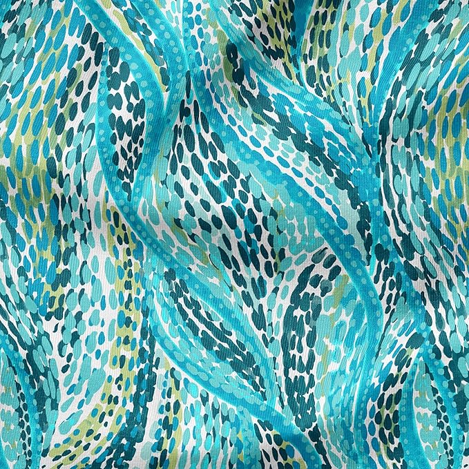 Arden 4-Pack Outdoor Patio Dining Chair Cushion, 20x44, Rain-Proof Seat Pad, Fade-Resistant Outdoor Cushion Teal Ariel