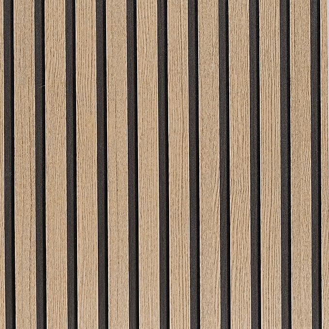 Peel and Stick Wood Slat Wallpaper