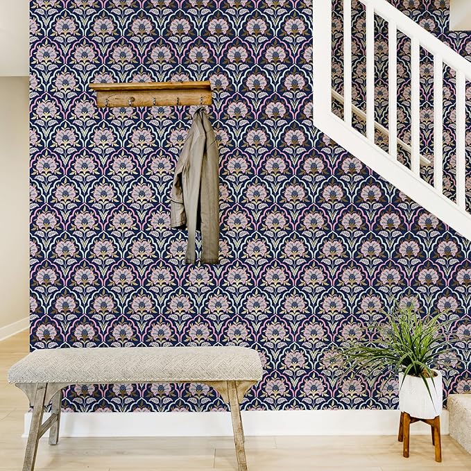 Main Street Peel and Stick Wallpaper Eco-Friendly Sheets 12 Pack, 11 X 16 Inch