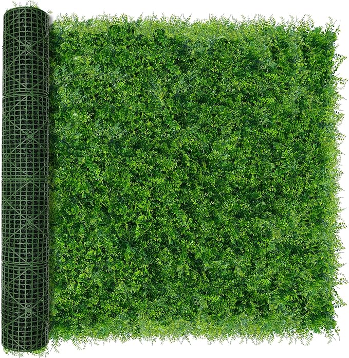 Greenery Faux Grass Wall Backdrop 72"x128" UV-Anti Artificial Green Boxwood