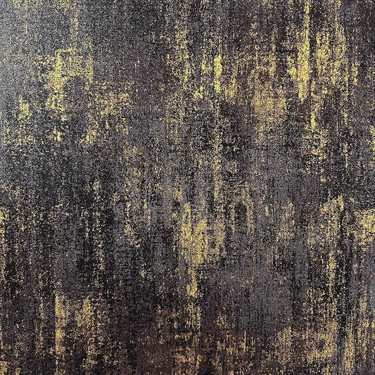 JiffDiff Vintage Metallic Peel and Stick Wallpaper Self Adhesive Industrial