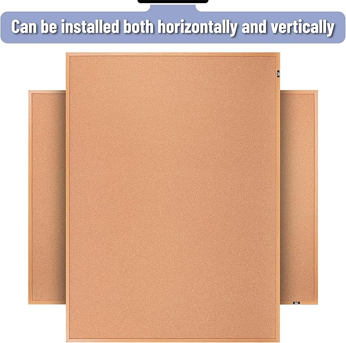 Mr. Pen- Cork Notice Board, 48 X 36 Inches, Cork Bulletin Board
