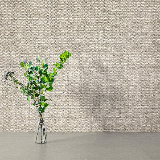 Ansehan Wallcovering W707 Terraces Collection 36" W x 8 Yard L, Natural Paper